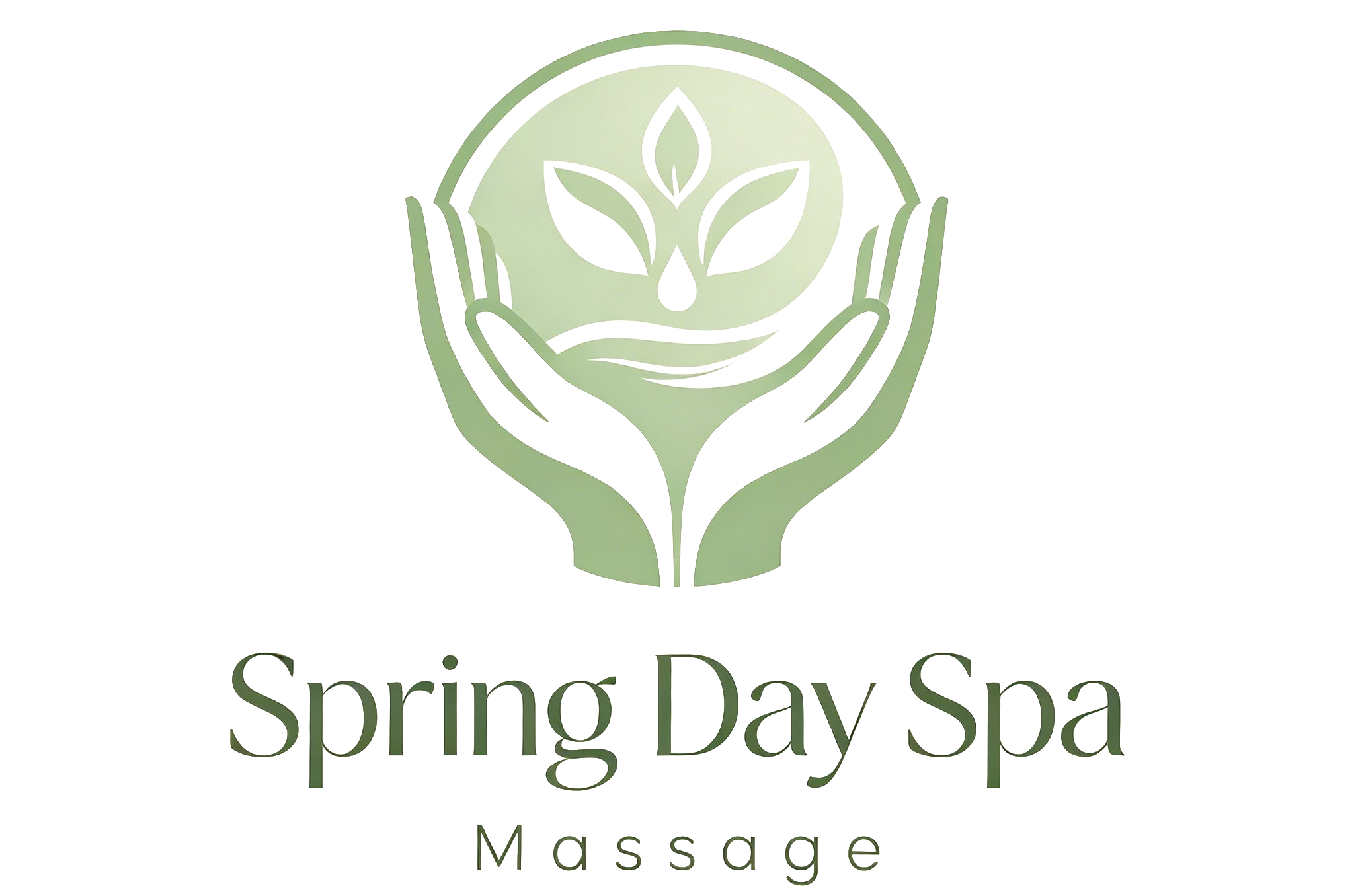 Spring Day Spa Massage Logo